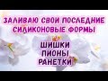 Заливка последних силиконовых форм - Мыловарение