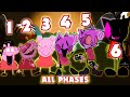 Peppa Pig ALL PHASES | Friday Night Funkin&#39; VS Peppa Pig (FNF Horror Mod)