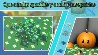 🌟💦 QUE SON LOS SPARKLES Y COMO CONSEGUIRLOS 💰💧 facil y rápido✅📰 | bee swarm simulator 🐝🌟