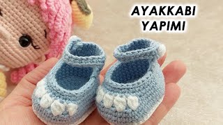 Pembe Saçlı Bebek yeni model ayakkabıYapımı  (amigurumi doll tutorial)English subtitle