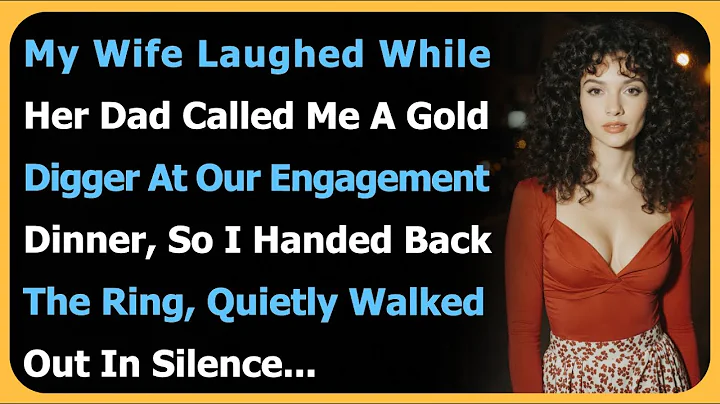 My Wife Laughed While Her Dad Called Me A Gold Digger At Our Engagement Dinner, So I...