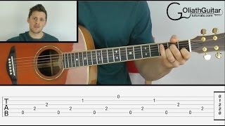 How To Read Guitar Tabs - Easy Fingerpicking / Fingerstyle Lesson