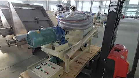 Cow dung dewatering machine fully automatic before shipping show Best machine for dairy farming