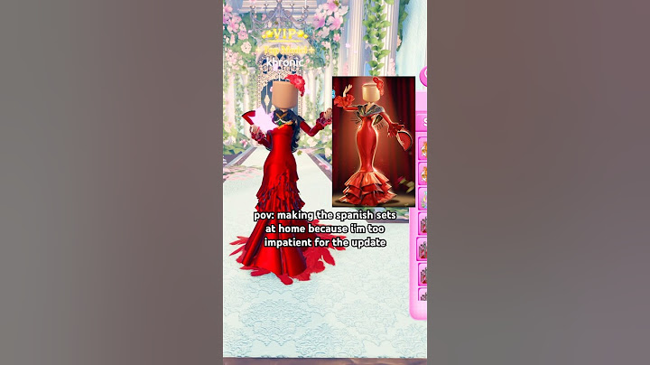 SPANISH DRESS: UNLOCKED on Dress to Impress #dresstoimpress #roblox #dti
