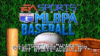 MLBPA Baseball (Super Nintendo): Intro - Abertura HD