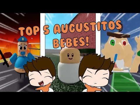 TOP 5 DE LOS MEJORES RETOS DE AUGUSTITO BEBE EN ROBLOX!