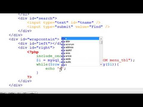 Menu right dynamic web develop khmer code part6