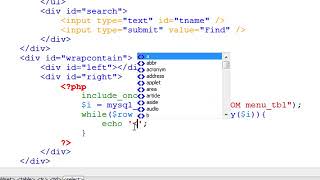Menu right dynamic web develop khmer code part6 Guide