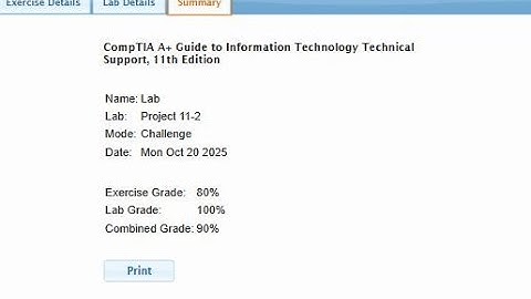 Software Lab Simulation 11-2: Using the System Information Utility