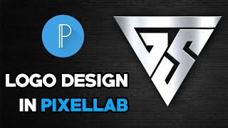GS Logo Design in Pixellab || How to Create Monogram Logo