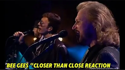 First Time hearing Bee Gees - Closer Than Close |Reaction