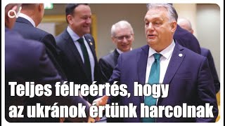 Orbán Viktor: Magyarország nem tart igényt az ukránok kóserpecsétjére