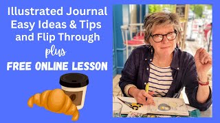 Easy Illustrated Journal Ideas in My Latest Flip Through + Free Preview Lesson