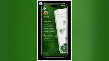 Animated Slider Menu In Figma #figma #animation #plantapp