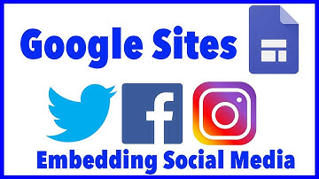 Google Sites - Embed Social Media