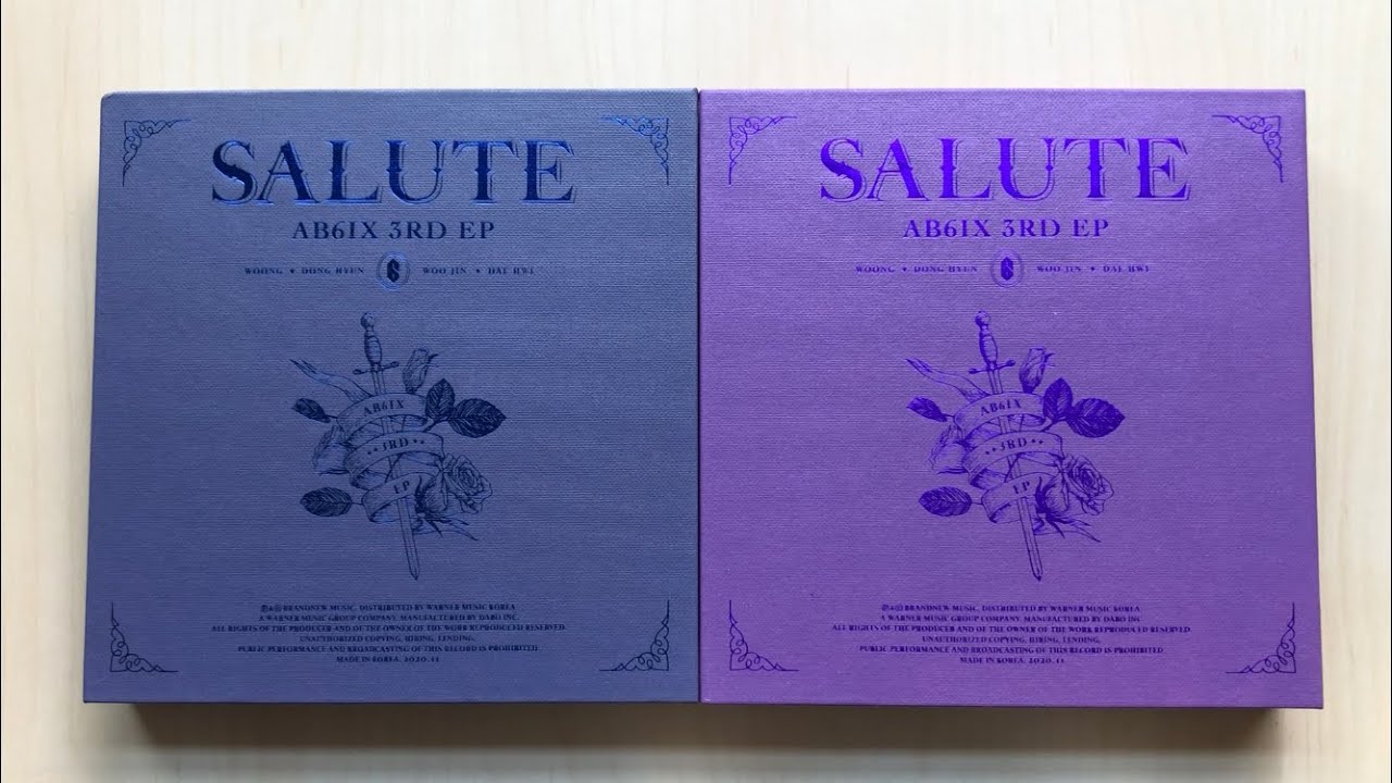 AB6IX SALUTE ポップアップストア デフィ ♡Unboxing AB6IX 에이비식스 3rd Mini Album SALUTE 살루트 (Royal