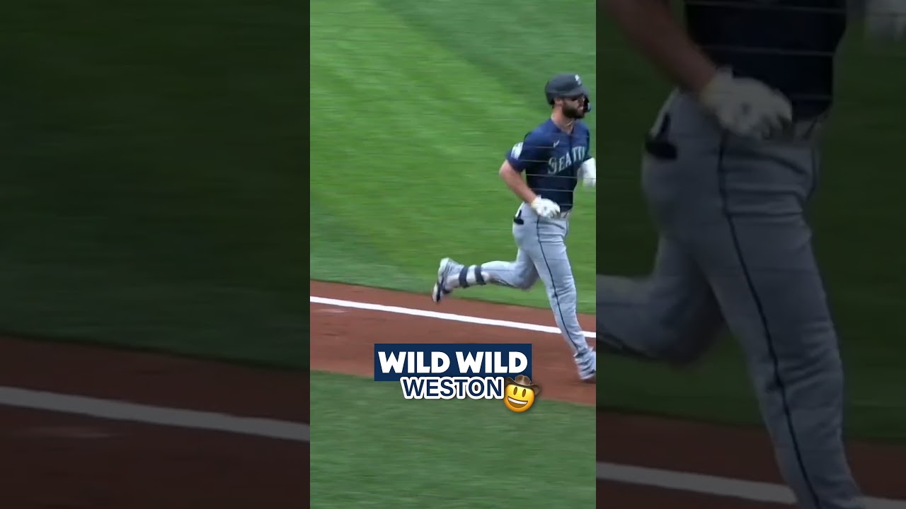 Weston Wilson absolutely CRUSHED his first home run as a Seattle Mariner 💣 #baseball #mlb