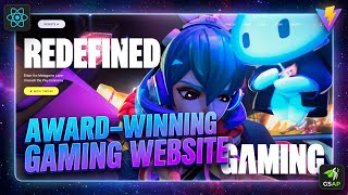 I Built an Award-Winning Gaming Website with React, Vite & GSAP Scroll Animations!
