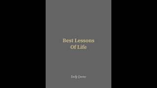 Best Lessons Of Life