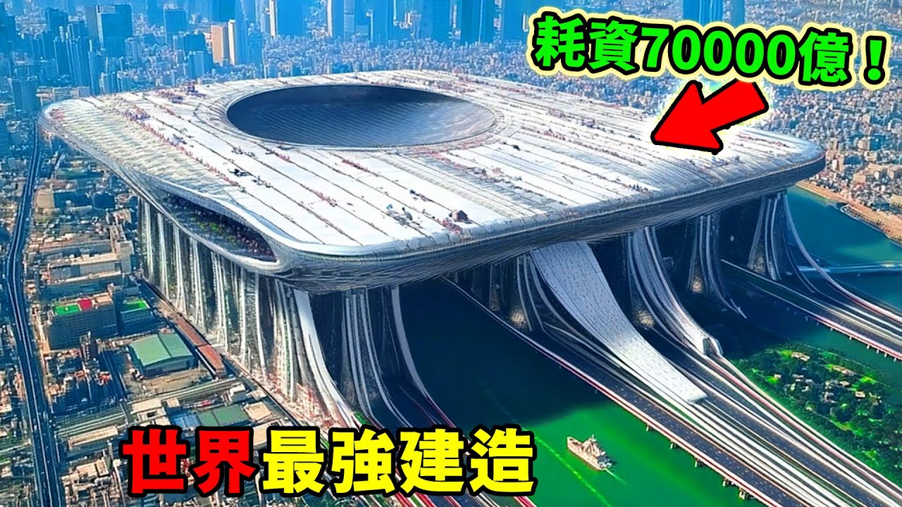 全世界最強的十個建造，迪拜棕櫚島只能排第10，金字塔竟然只排第3，第一名耗資10000億美元，科幻片都不敢這麼拍！