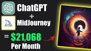 How To Make PASSIVE INCOME Using ChatGPT & MidJourney AI