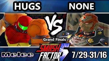 VSF5 SSBM - dT | HugS (Samus) Vs. EMG | n0ne (Ganondorf, Captain Falcon) Smash Melee Grand Finals
