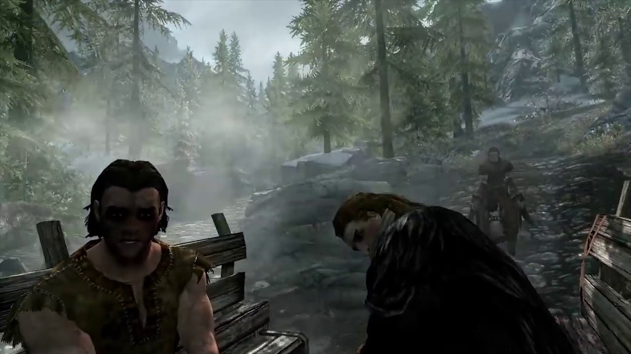 Your dad storming out of the house after an argument with your mom and you're playing skyrim