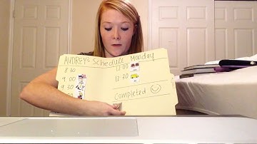 Time Management- Visual Schedule