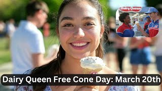 Dairy Queen Free Cone Day March 20th | Get Your Free Ice Cream on March 20t #dairyqueen #FreeConeDay