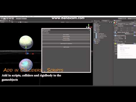 Add scripts and collider on multiple gameobject