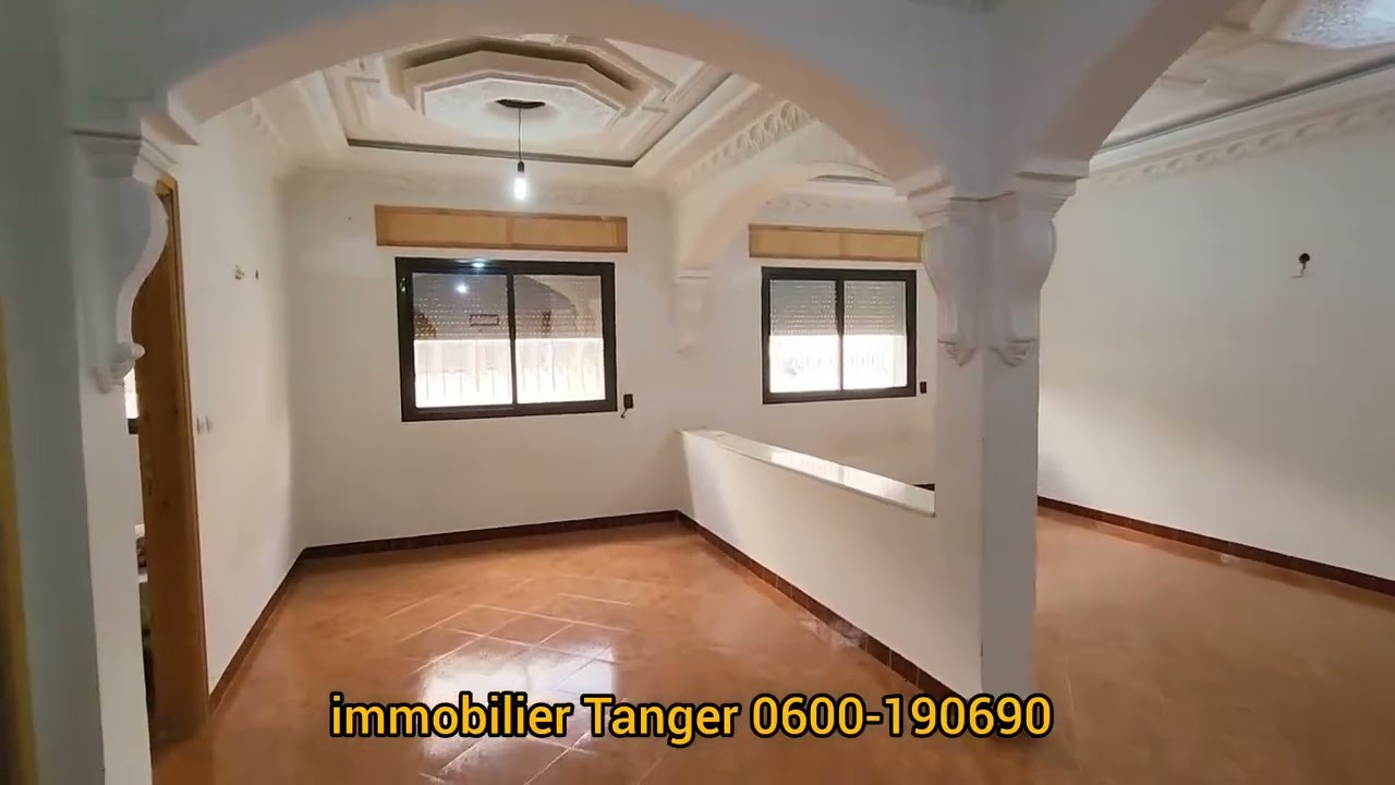 دار للبيع محفضة تجزئة أهلا طنجة بكاراج 2 الطبقات وروطري