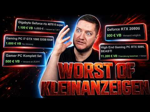 11000€ für KLEINANZEIGEN GAMING PC?! Kaputter SCHROTTPLATZ PC für 1000€?! ES WIRD IMMER SCHLIMMER!