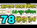 KALYAN MATKA 15/06/2026 | Kalyan trick ! Kalyan Today ! Kalyan satta Matka Live
