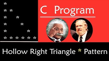 C Program to Print Hollow Right Triangle Star Pattern (July 2019)