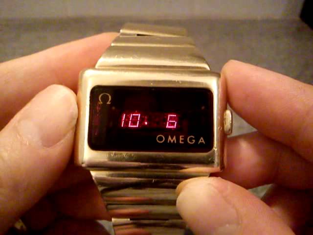 omega led watch