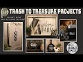 FIVE DIY TRASH TO TREASURE FARMHOUSE PROJECTS-THRIFT STORE FLIPS & MAKEOVERS