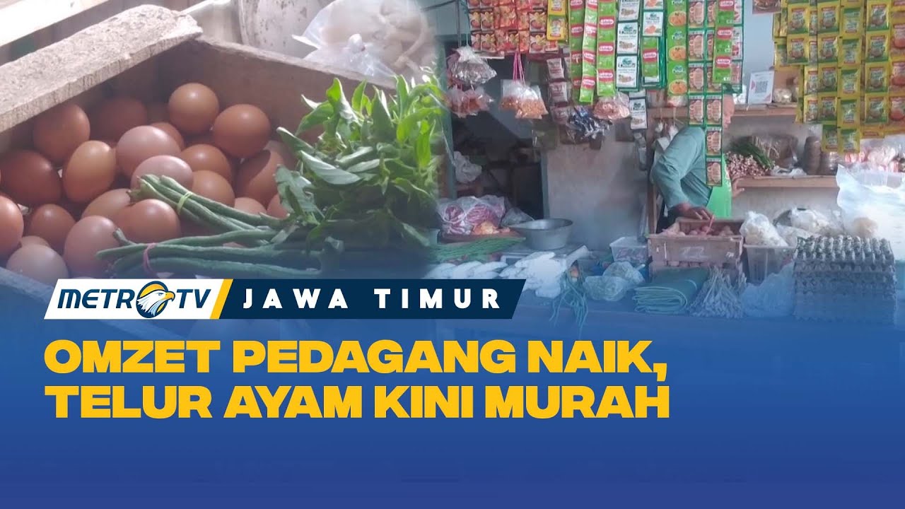 Harga Telur Ayam Turun di Banyuwangi, Pedagang Senang!