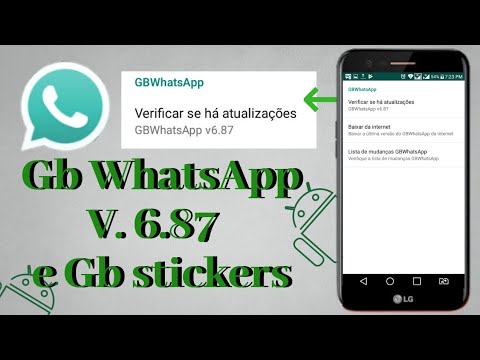 Gb Whatsapp V 6 87 E Gb Stickers Youtube