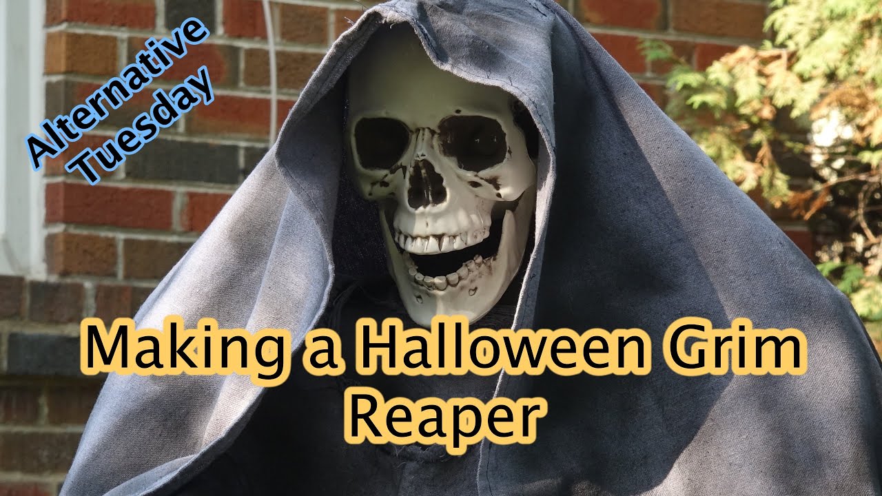 Making a Halloween Grim Reaper YouTube