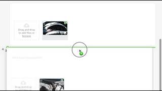 drag drop steps scroll zone