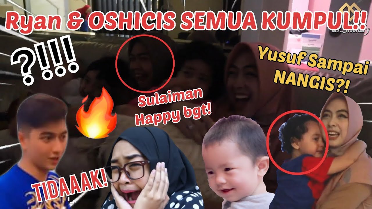 RYAN BAGI-BAGI ICE CREAM KE KELUARGA OSHICIS⁉️ YUSUF NANGIS HEBOH ADA APA‼️🔥