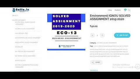 ECO 13 ENGLISH Business Environment IGNOU SOLVED ASSIGNMENT 2019 2020