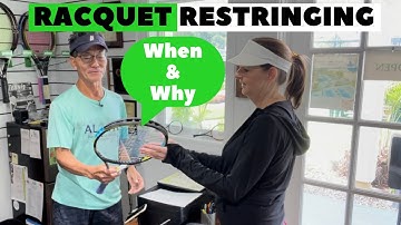 Racquet Stringing [When & Why You Should Restring Your Racquet]