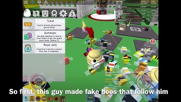 Exposing a hacker in bee swarm simulator