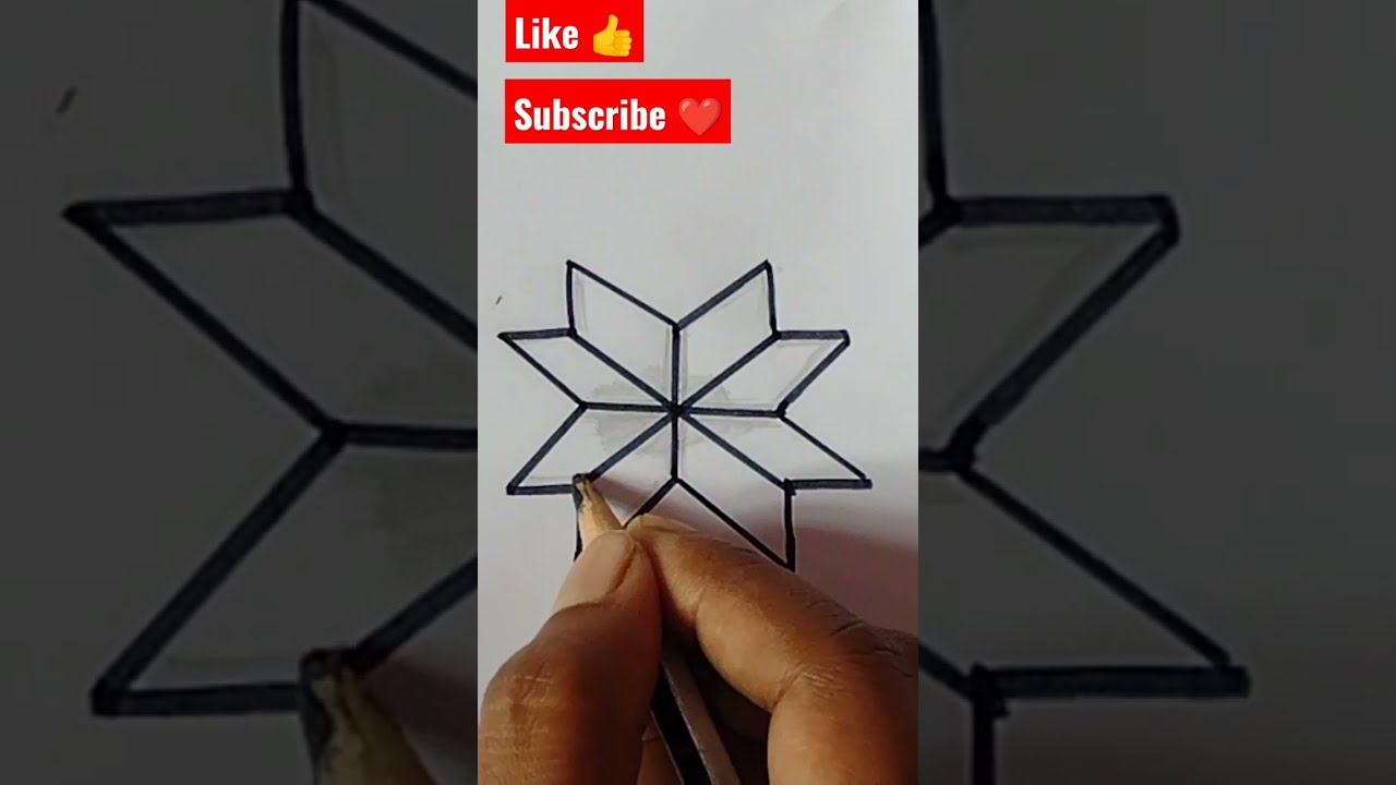 Daily Challenge #13|Super Easy 3D Drawing |Amazing Satisfying Art Video 