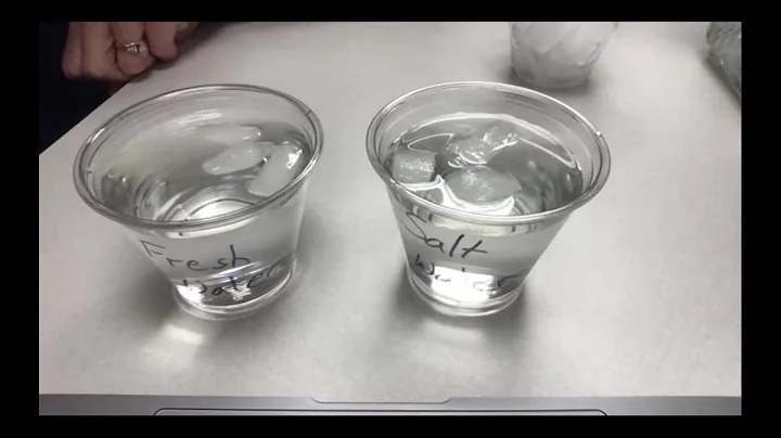 Science Sunday: Does Ice Melt Faster in Tap Water or Saltwater? (FULL EXPERIMENT)