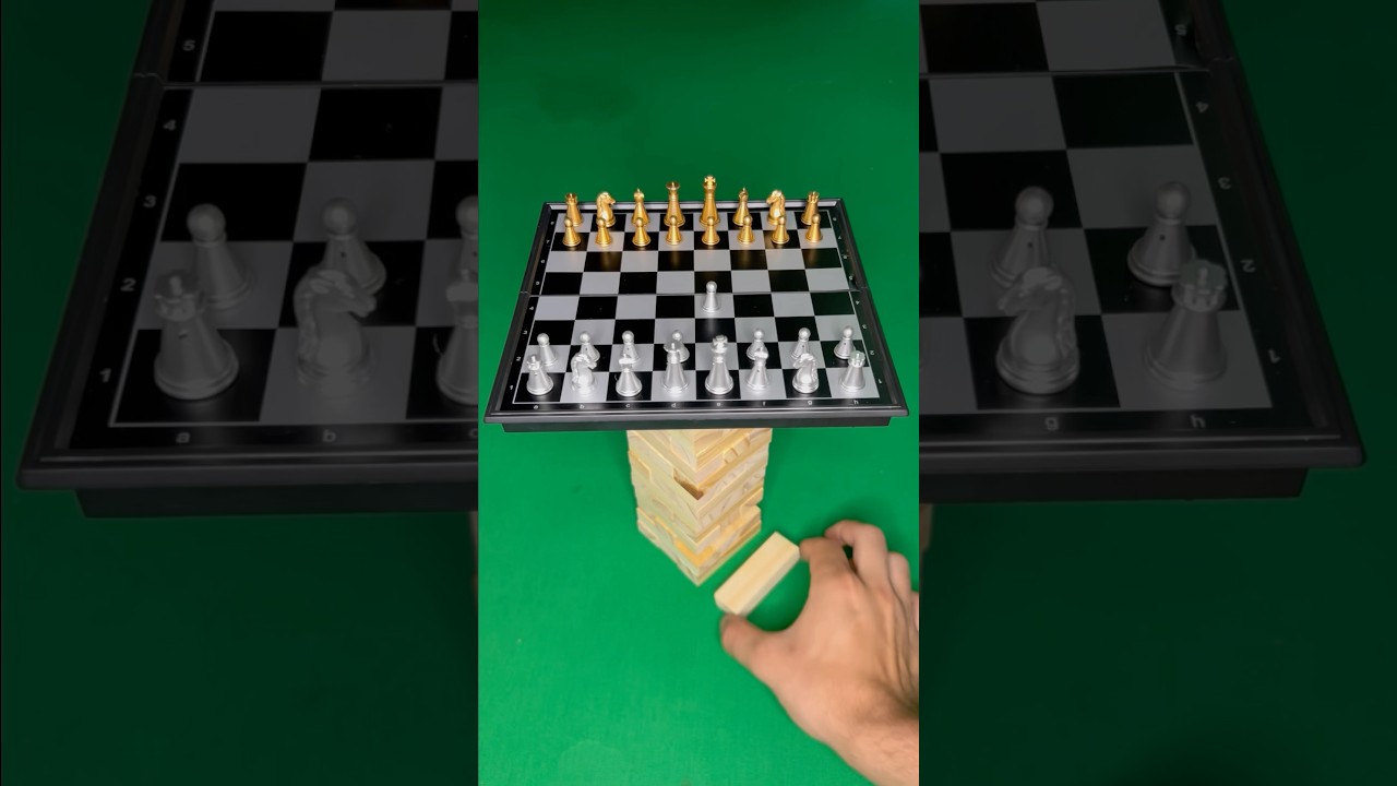 Chess on Jenga! 