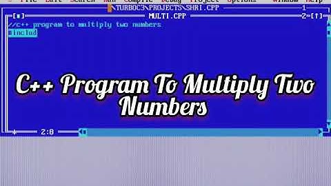 C++ Program to Multiply two Numbers | #Shorts