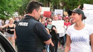 Late afternoon Black Lives Matter march on Syracuse City Hall and police station