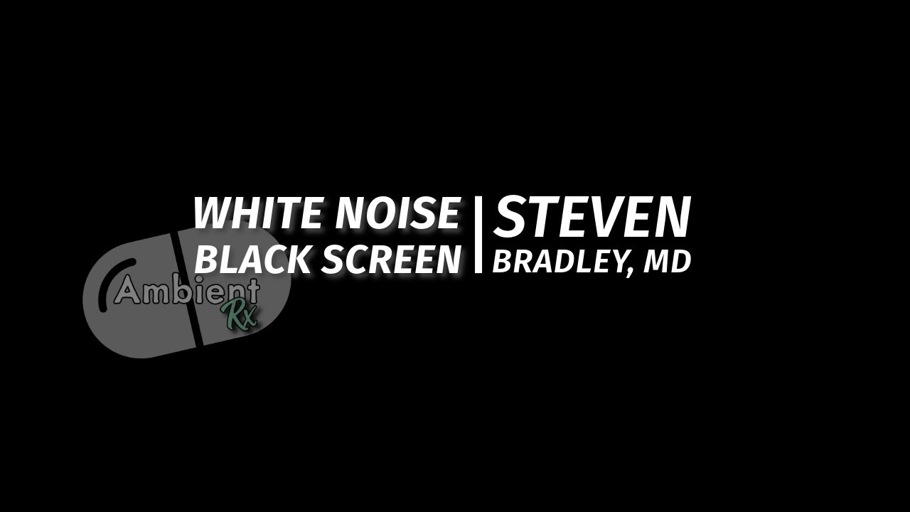 White Noise Black Screen | Sleep, Study, Focus | 1 Hour